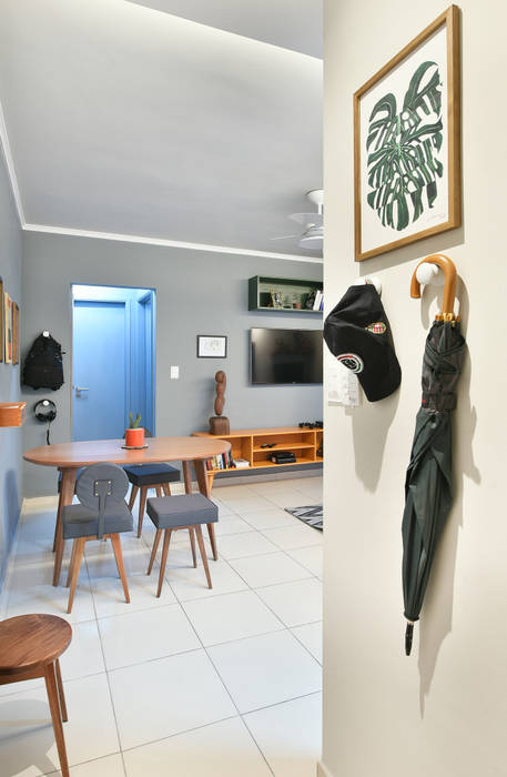 Apartamento decorado - Move Móvel, Move Móvel Criação de Mobiliário Move Móvel Criação de Mobiliário 现代客厅設計點子、靈感 & 圖片