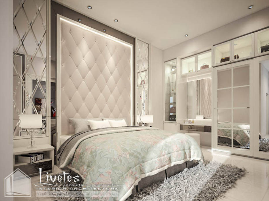 Master Bedroom PT Kreasi Cemerlang Abadi Kamar Tidur Klasik Kayu Wood effect