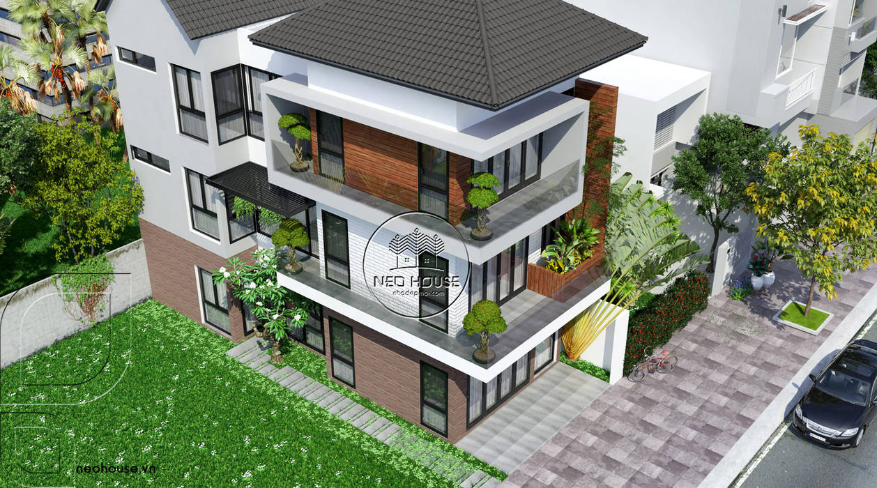 ​Thiết Kế Nhà Phố Hiện Đại 3 tầng NEOHouse ​Thiết Kế Nhà Phố