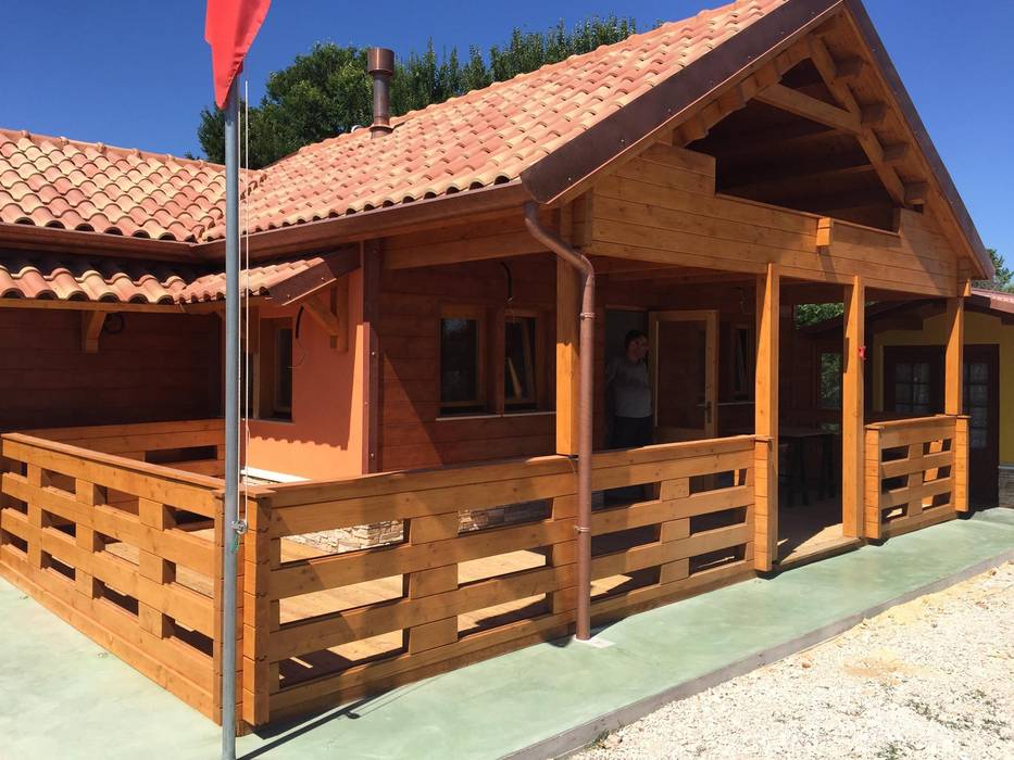 Casetta in Legno Mod. Firenze , GardenDeco GardenDeco Wooden houses لکڑی Wood effect