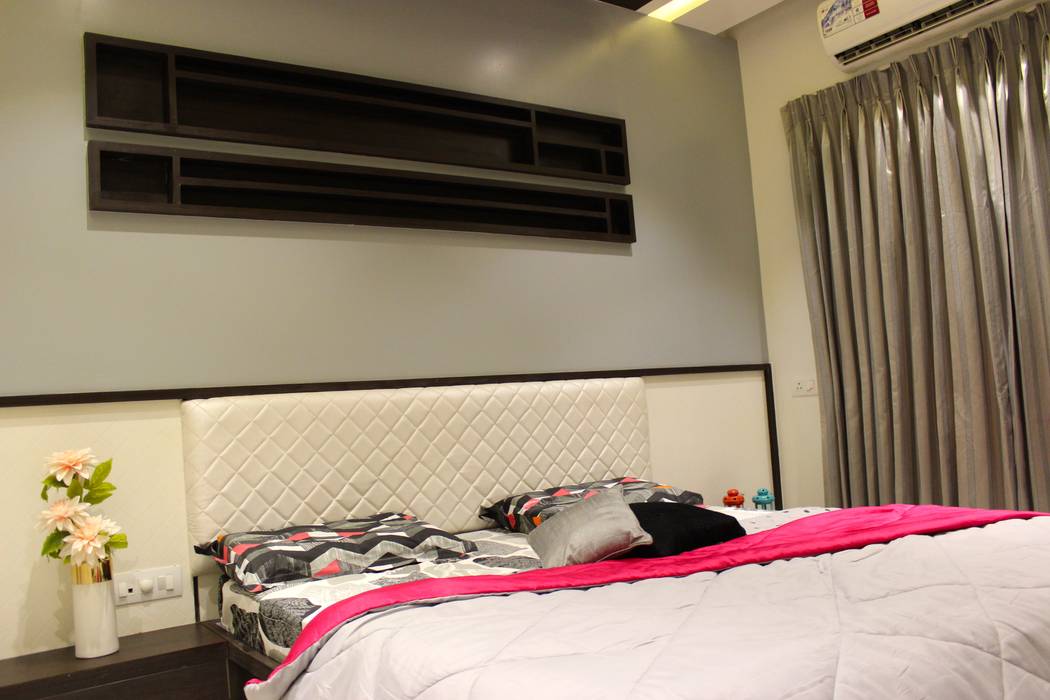 Mystic Moods,Pune, H interior Design H interior Design Modern style bedroom