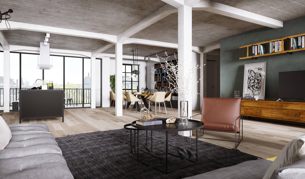 smart lofts U18, Ecobau GmbH Ecobau GmbH Rumah keluarga besar