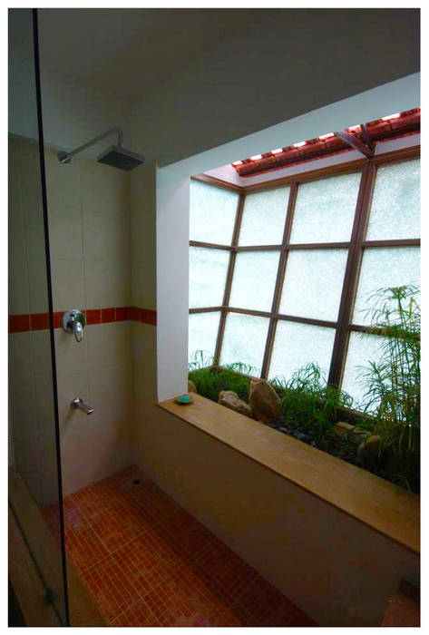 Kannan - Sonali and Gaurav's residence, Sandarbh Design Studio Sandarbh Design Studio Eclectic style bathroom