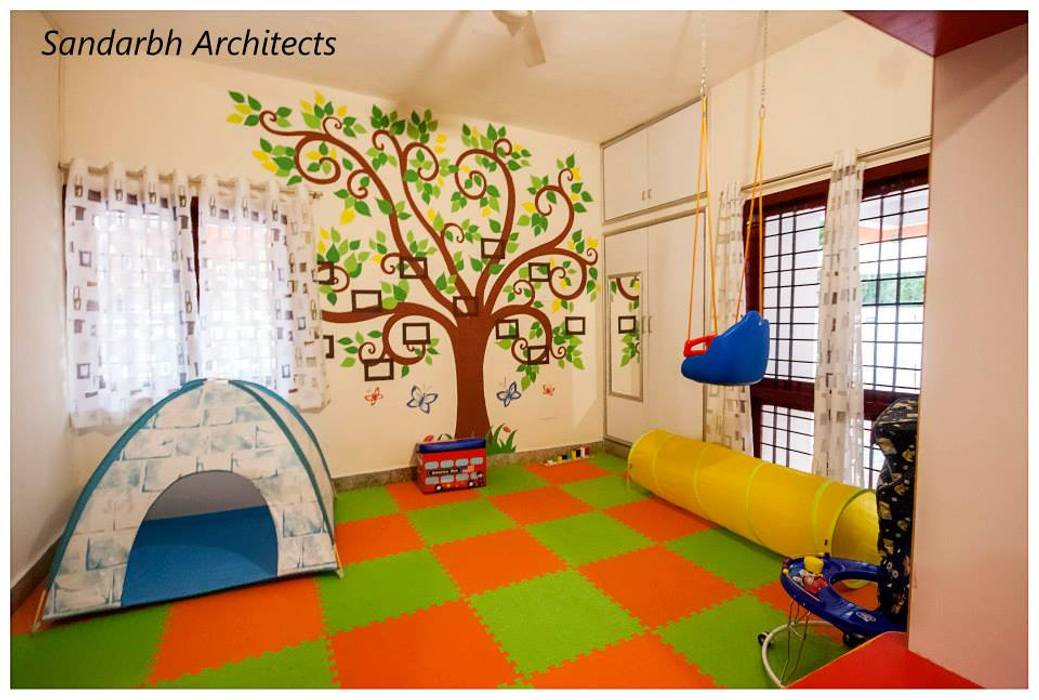 Wacky house, Sandarbh Design Studio Sandarbh Design Studio Commercial spaces Schools