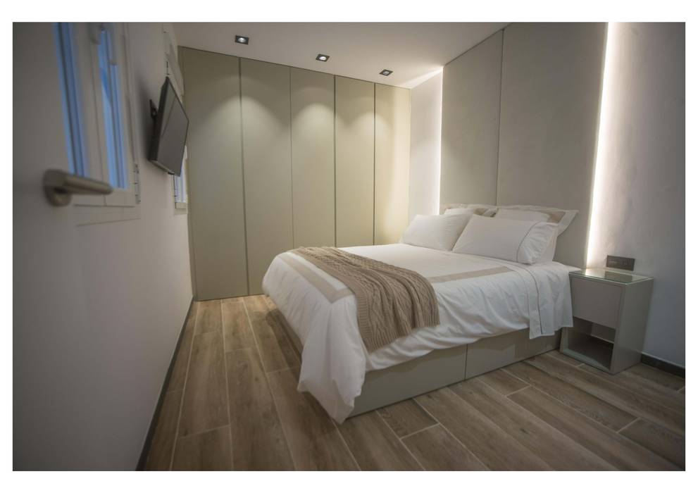 La vivienda de Ana en San Bernardo, Madrid, Empresa constructora en Madrid Empresa constructora en Madrid Modern style bedroom