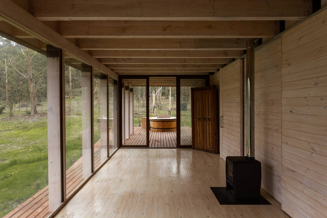 Cabaña Tunquen, Dx Arquitectos Dx Arquitectos Log cabin