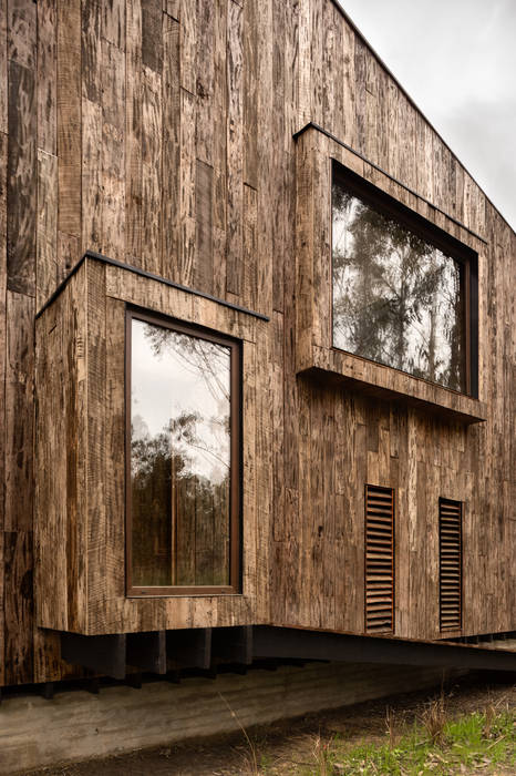 Cabaña Tunquen, Dx Arquitectos Dx Arquitectos Cabanes en bois