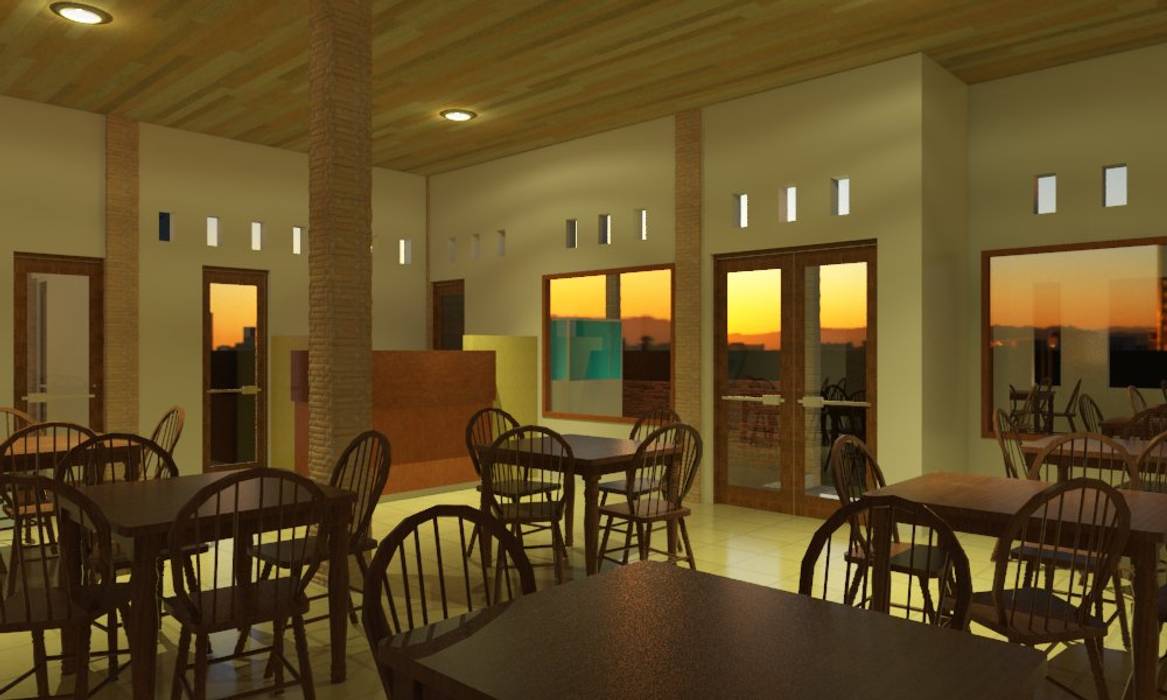 Interior Azka Studio Ruang Komersial Restoran
