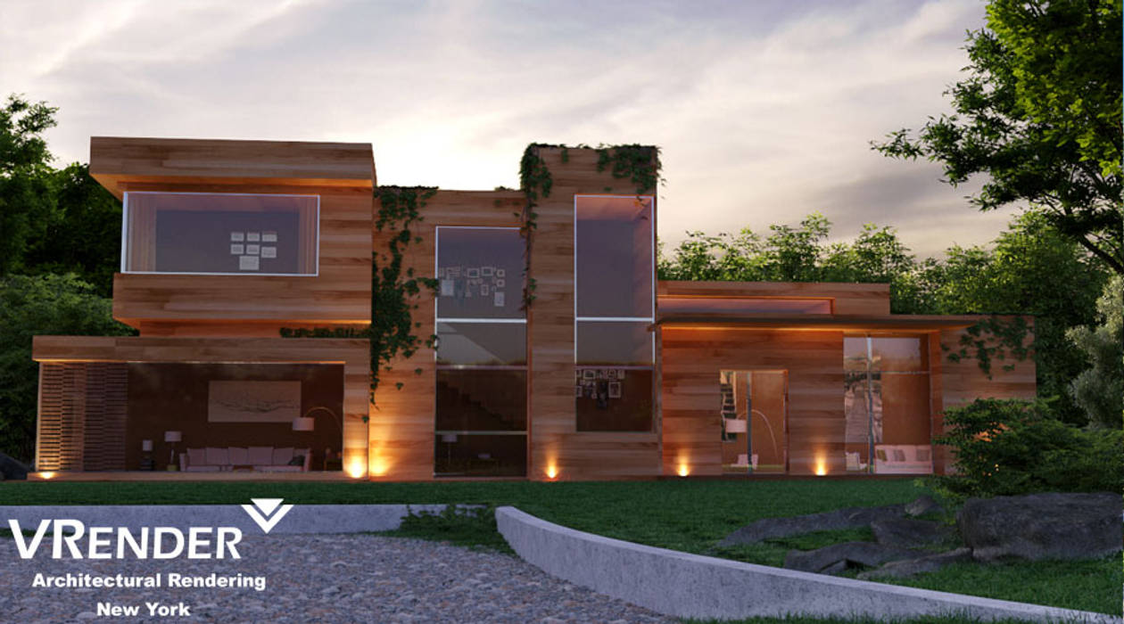 3d rendering outsourcing. Vrender company مساحات تجارية زجاج بار/ ملهى ليلي