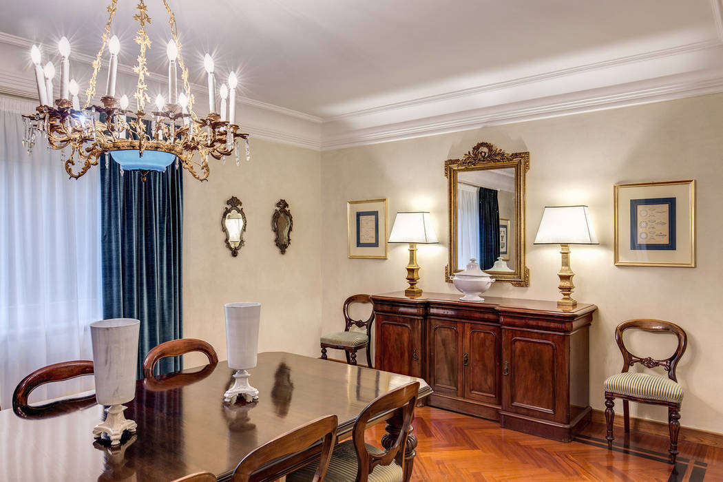 VILLA (FIUGGI - FR), Gian Paolo Guerra Design Gian Paolo Guerra Design Classic style dining room