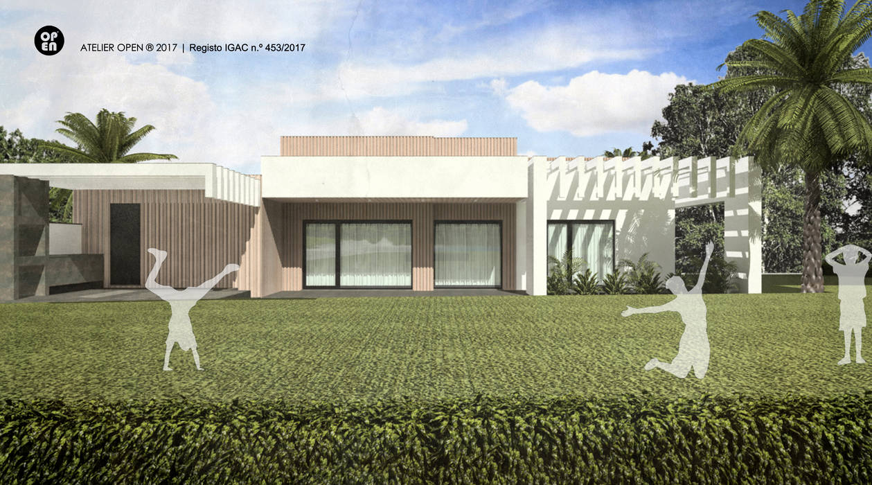 por ATELIER OPEN ® - Arquitetura e Engenharia Moderno Derivados de madeira Transparente