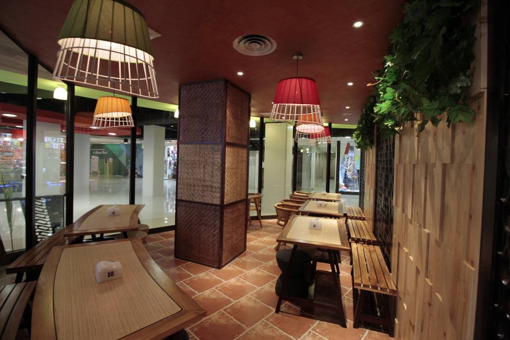Smoking area Kottagaris interior design consultant Ruang Komersial Restoran
