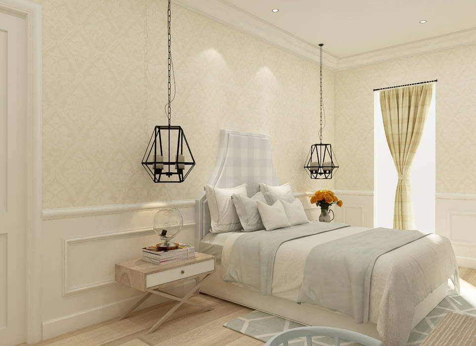 American modern residence, Kottagaris interior design consultant Kottagaris interior design consultant Bedroom