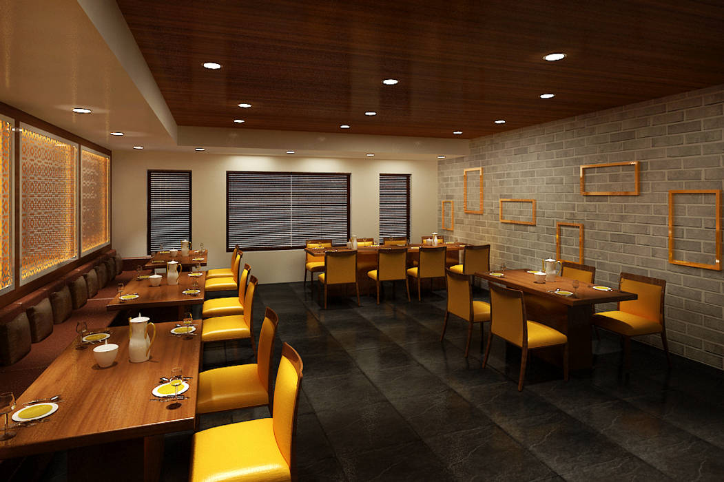 Restaurant - a major Franchise, Srijan Homes Srijan Homes 商業空間 ホテル