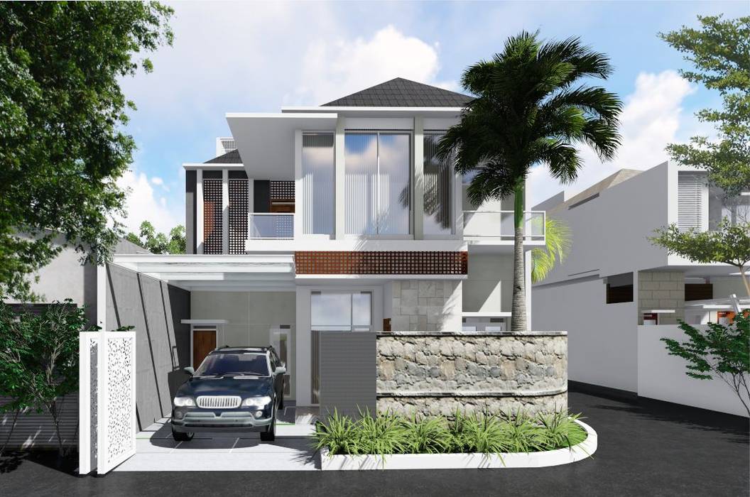 Rumah Tinggal , Idealook Idealook Rumah Modern Beton