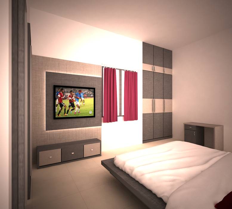 3D Works, adorn adorn Kamar Tidur Modern