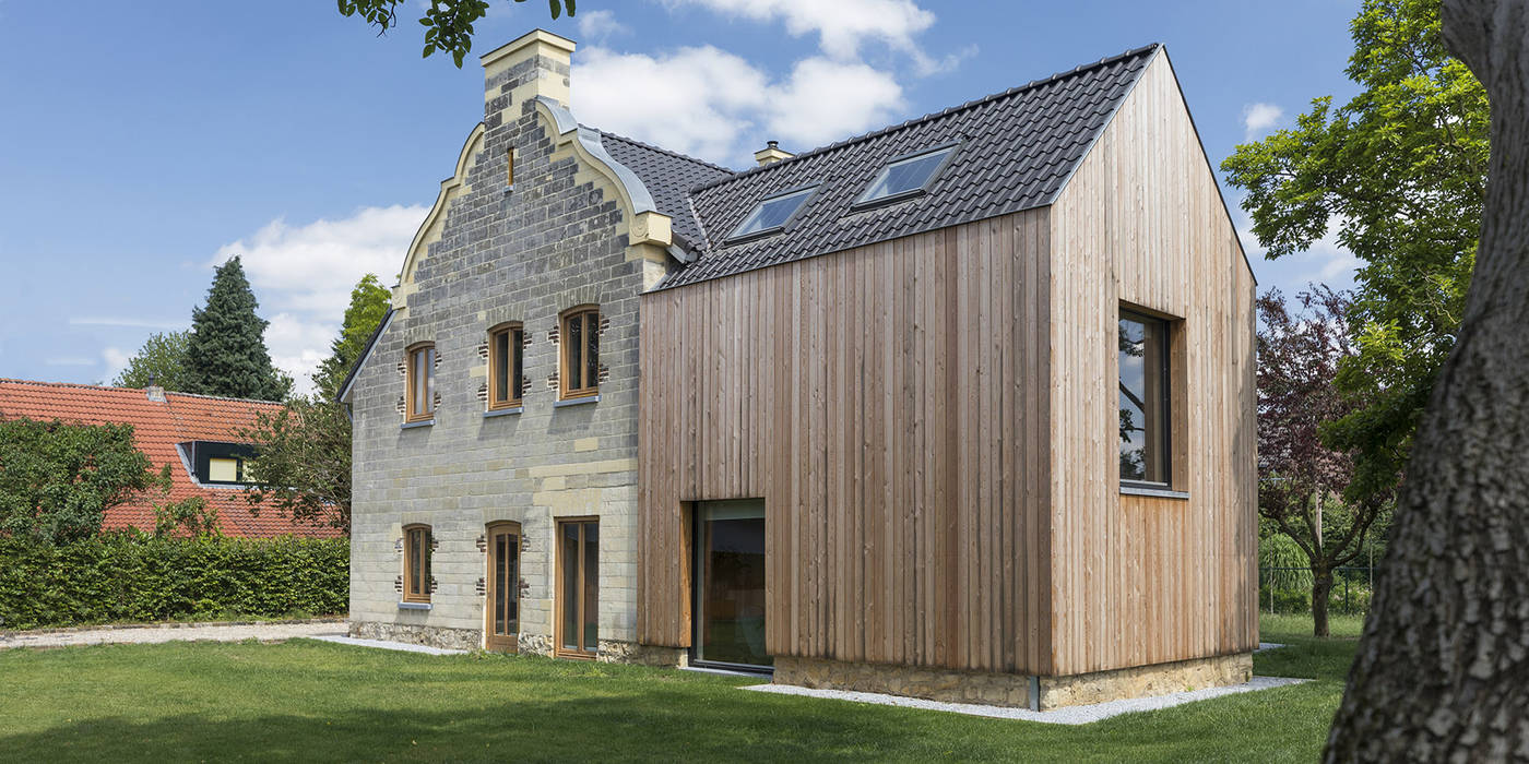 Mergel woonhuis Berg en Terblijt, De Nieuwe Context De Nieuwe Context Terrace house Sandstone