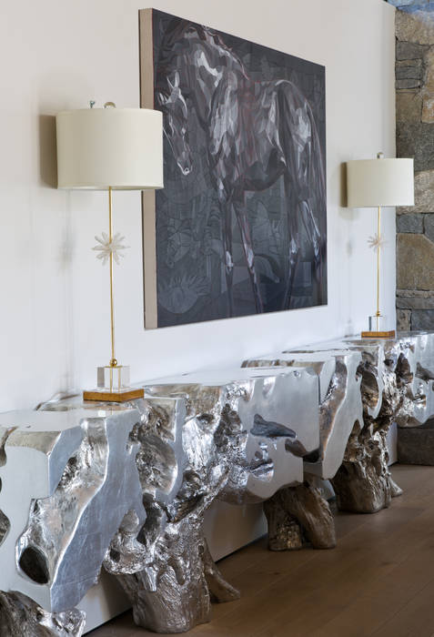 Contemporary Mountain Chalet Andrea Schumacher Interiors Modern Living Room