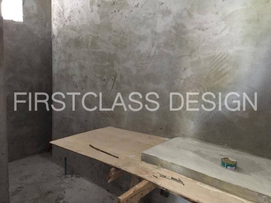 งานก่อฉาบ บ้านแฝดลาดปลาเค้า, Firstclass Design .Co., Ltd. Firstclass Design .Co., Ltd.