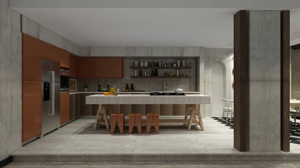 Residential Project , ICONIC DESIGN STUDIO ICONIC DESIGN STUDIO غرفة السفرة