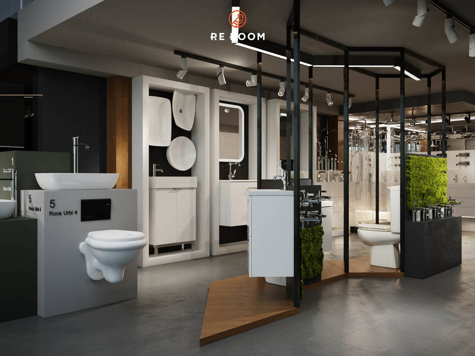 Дизайн-проект Germes, Reroom Reroom Commercial spaces Commercial Spaces