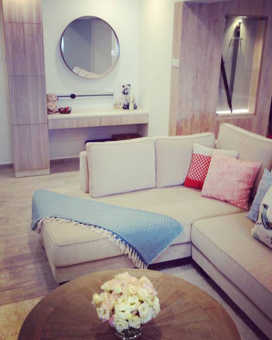 Project Asgard @ Pasir Ris ab1 Abode Pte Ltd Scandinavian style living room Living room,cosy,warmth,warm,designer homes,interior design,decorator