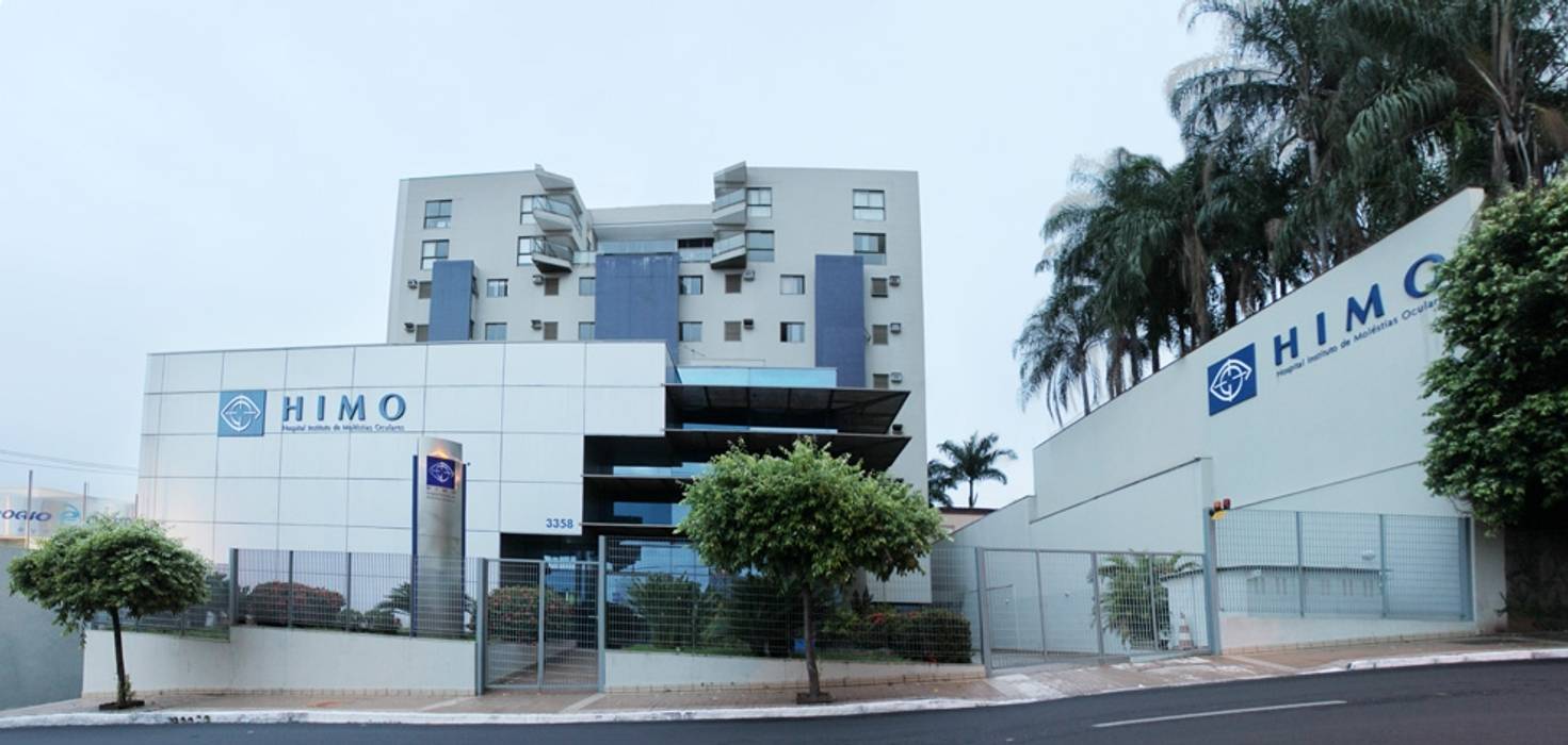 HIMO - Hospital Instituto de Moléstias Oculares e Edifício Residencial Sassako Kashiwabuchi, VERRONI arquitetos associados VERRONI arquitetos associados Espaços comerciais hospital,moderno,instituto,ocular,edifício residencial,Hospitais