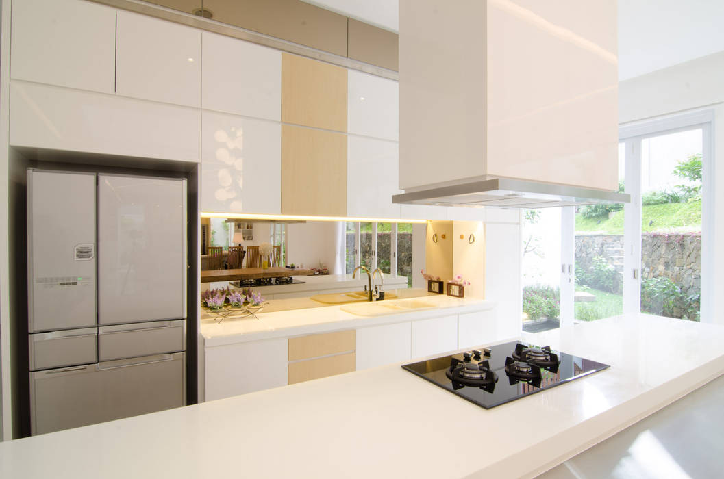 prv a126, e.Re studio architects e.Re studio architects Dapur Modern