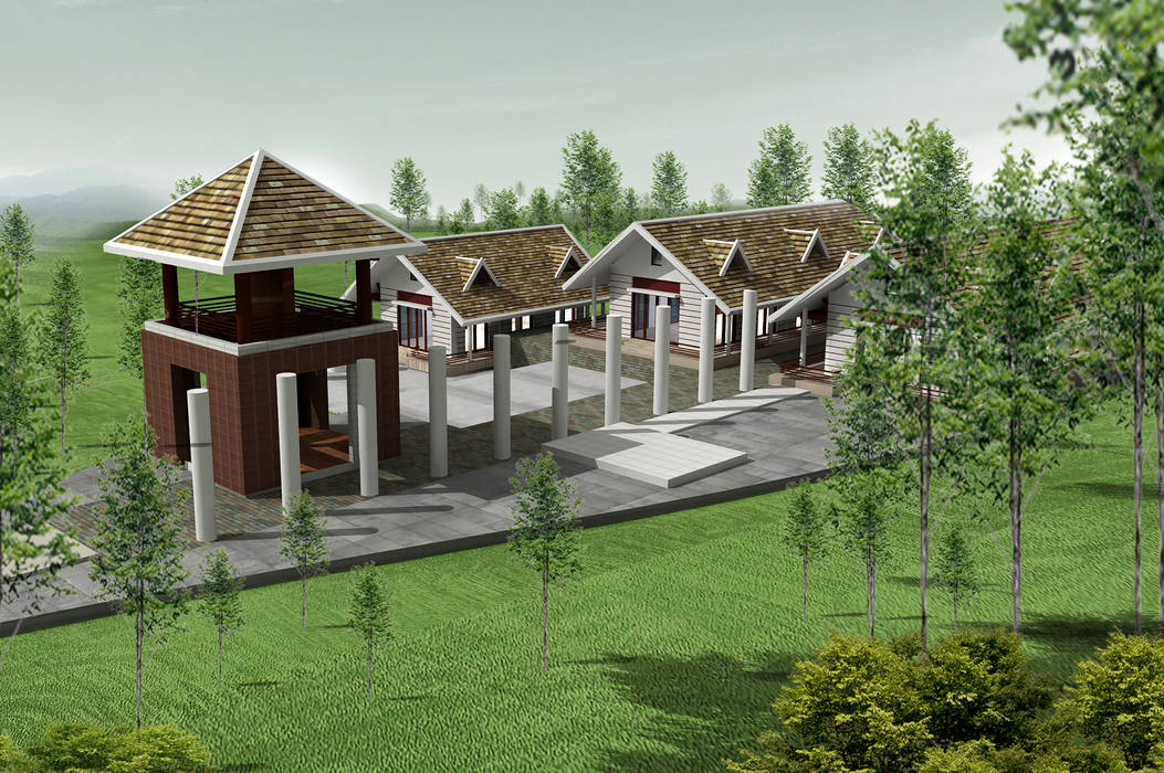 Viện tĩnh tâm - Thanh cao - Vĩnh phúc, Công ty cổ phần Kiến trúc và xây dựng AST Công ty cổ phần Kiến trúc và xây dựng AST Log cabin