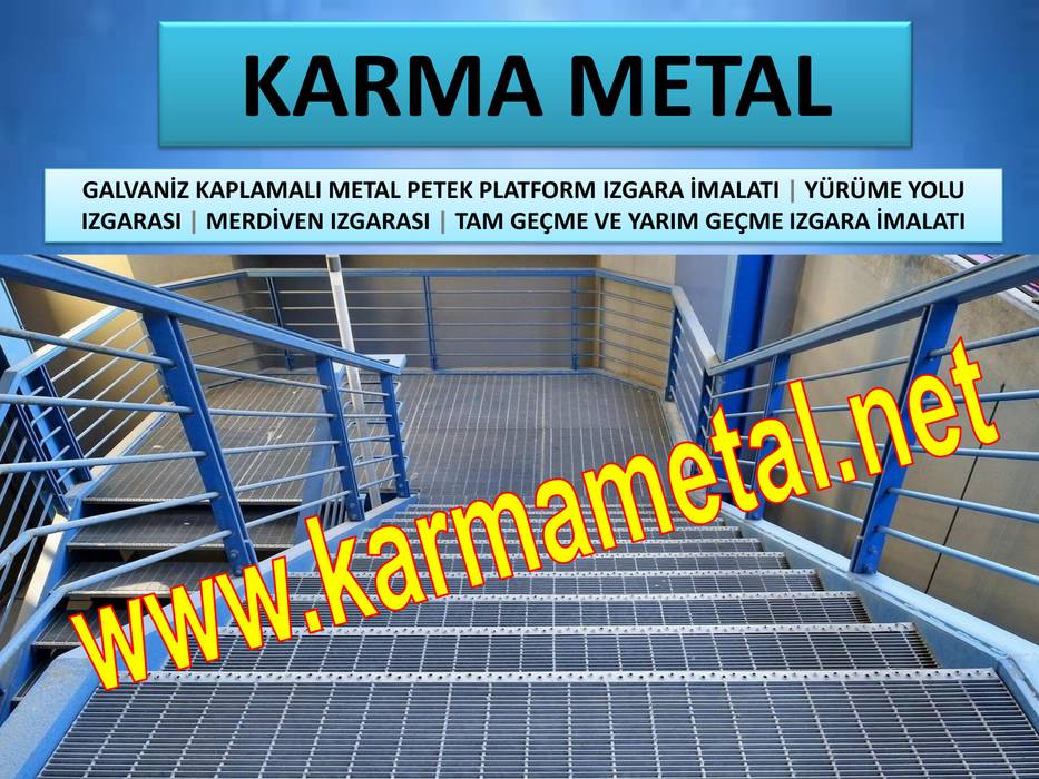 Karma Metal Galvaniz Kaplamali Metal Platform Izgara Kedi Yolu Izgarasi Petek Izgara Cesitleri Tam Gecme Yarim Gecme Izgara Kanal Izgarasi Karma Metal Endustriyel Homify