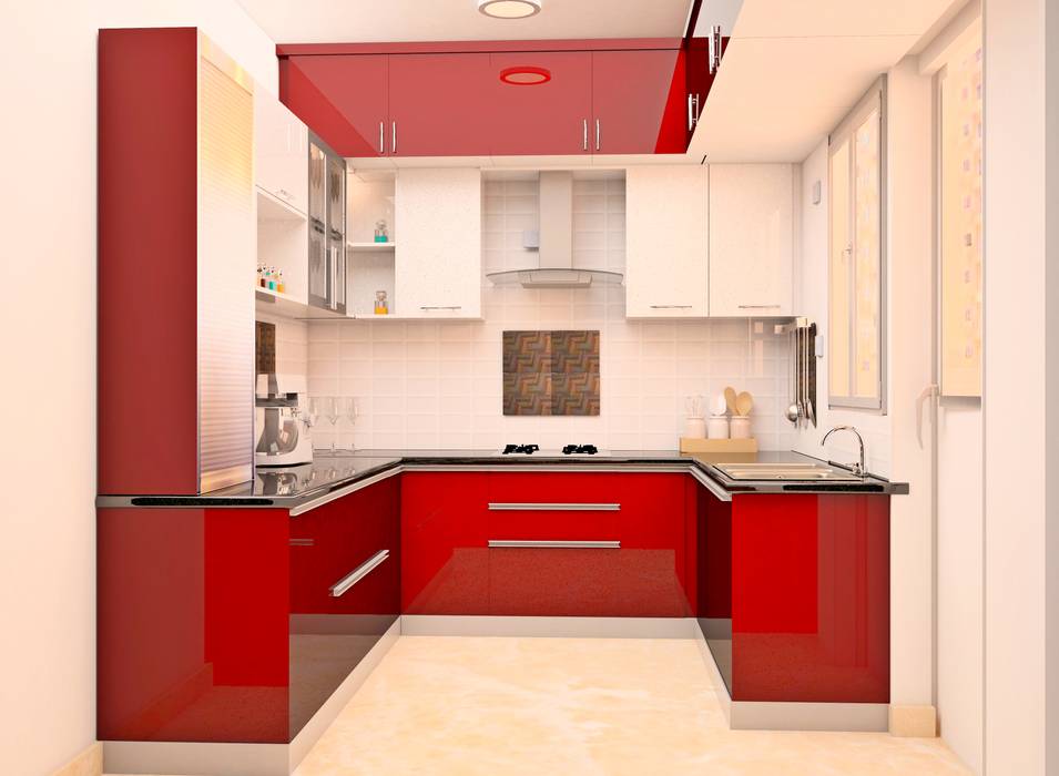 SNN Raj Serenity, 3 BHK - Mr. Ramprasath, DECOR DREAMS DECOR DREAMS Built-in kitchens