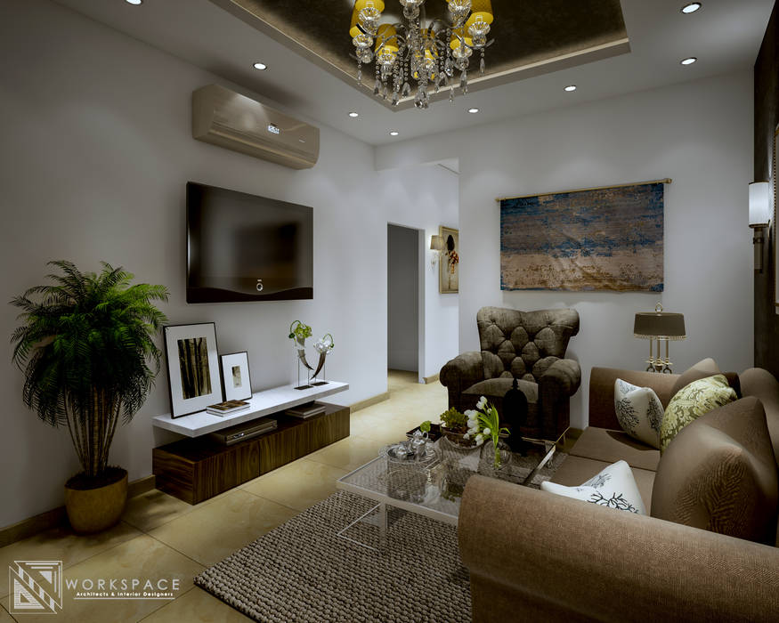 Space for us | Family room, WORKSPACE architects & interior designers WORKSPACE architects & interior designers غرفة المعيشة