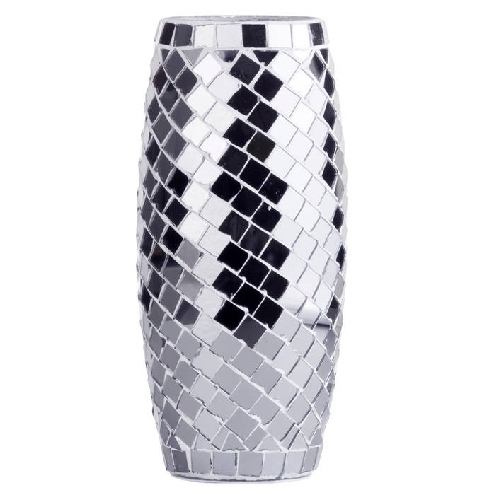 1 Light Mosaic Table Lamp - Silver Litecraft Living room Lighting