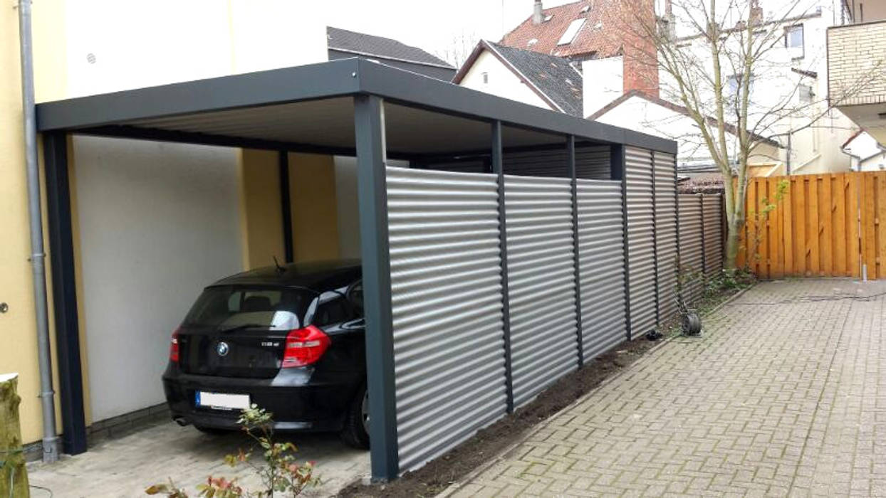 Stahlcarport, Carport-Schmiede GmbH & Co. KG - Hersteller für Metallcarports und Stahlcarports nach Maß Carport-Schmiede GmbH & Co. KG - Hersteller für Metallcarports und Stahlcarports nach Maß Carport Besi/Baja