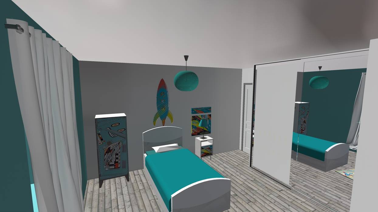 Agencement et décoration d\'une ferme: chambre d\'enfant de style de ... Agencement et décoration d\'une ferme: chambre d\'enfant de style de ...