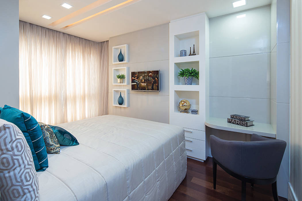Apartamento Balneário Camboriú, Cas Arquitetos Associados Cas Arquitetos Associados Modern Bedroom