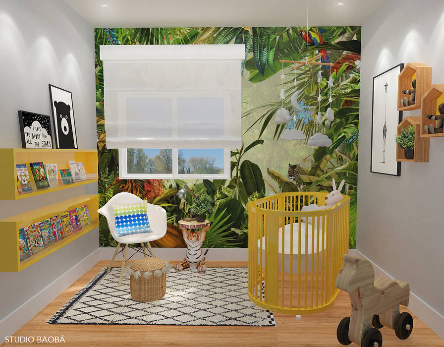 Baby Room in Den Haag, Studio Baoba Studio Baoba Modern Kid's Room