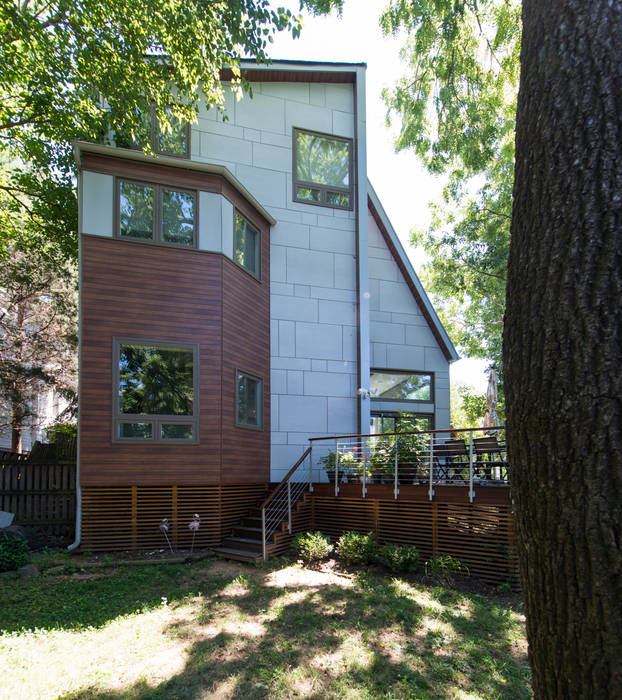 Foxhall Renovation, ARCHI-TEXTUAL, PLLC ARCHI-TEXTUAL, PLLC Casas unifamiliares