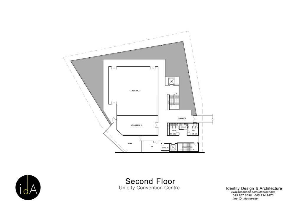 โครงการ อาคารสัมมนา Unicity CM, Identity Design & Architecture Part.,Ltd Identity Design & Architecture Part.,Ltd พื้นที่เชิงพาณิชย์ ศูนย์การประชุม