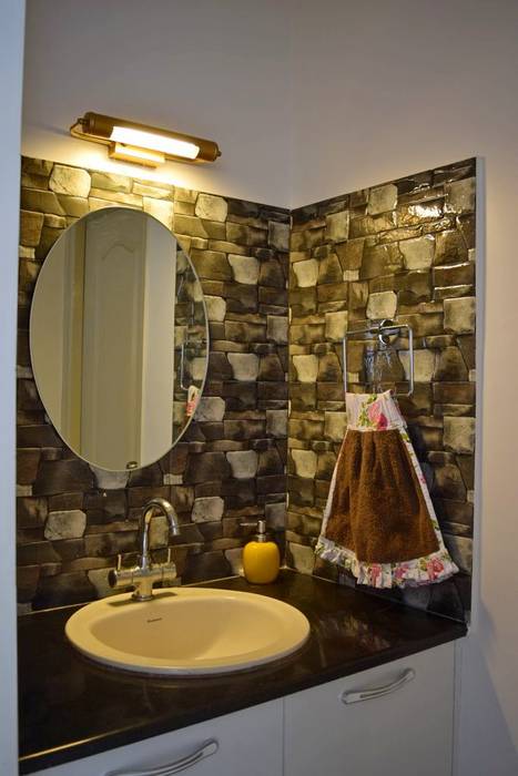 L&T South city, 3 BHK - Mr. Sundaresh, DECOR DREAMS DECOR DREAMS Mediterranean style bathroom