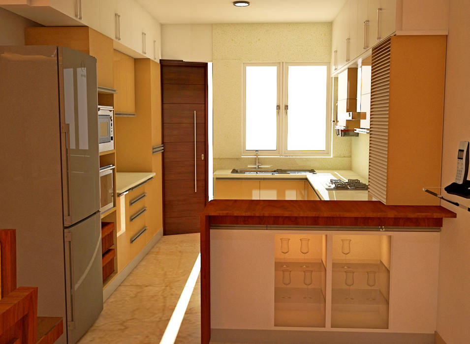 JR Greenwich Villas, Sarjapur Road - Ms. Natasha, DECOR DREAMS DECOR DREAMS Built-in kitchens