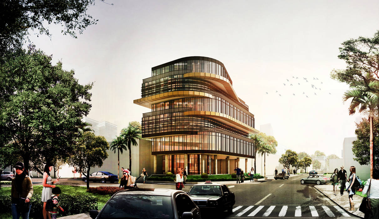 GRAHA PSP - SOLO, JAWA TENGAH IMG ARCHITECTS Ruang Komersial OFFICE,COMMERCIAL,HOSPITALITY,ARCHITECT,ARCHITECTURE,PROJECT,SOLO,Gedung perkantoran