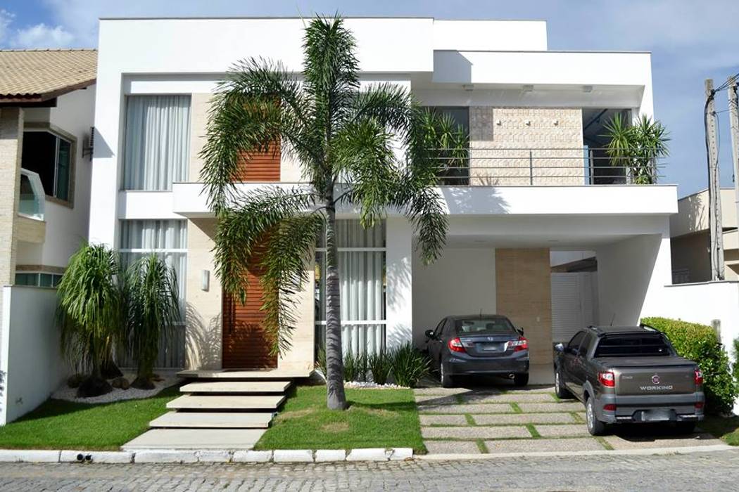 Residência no Cond. Sonho Dourado, Ronaldo Linhares Arquitetura e Arte Ronaldo Linhares Arquitetura e Arte 일세대용 주택