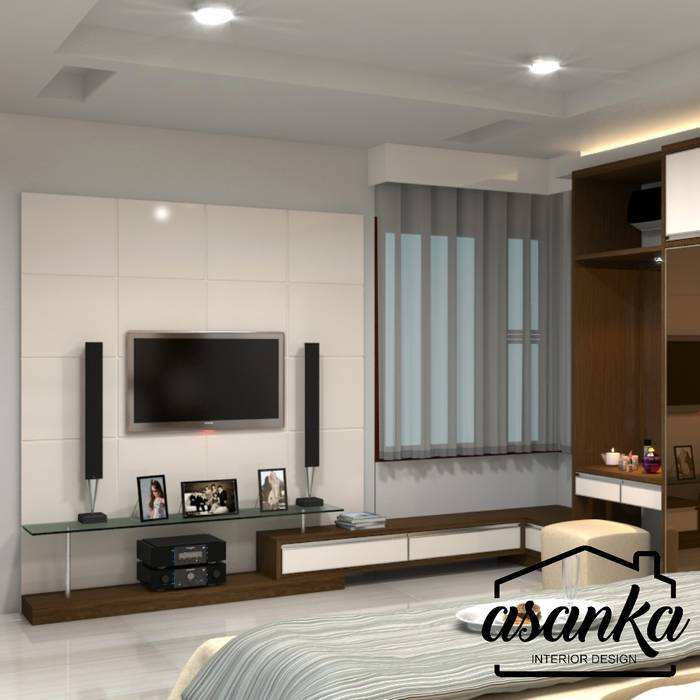 Master Bedroom, Asanka Interior Asanka Interior Habitaciones modernas Armarios y cómodas