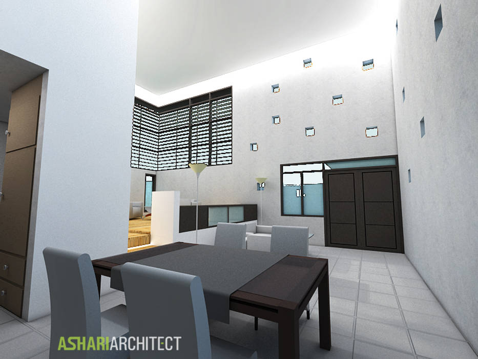 Palembang House, Ashari Architect Ashari Architect Ruang Makan Modern