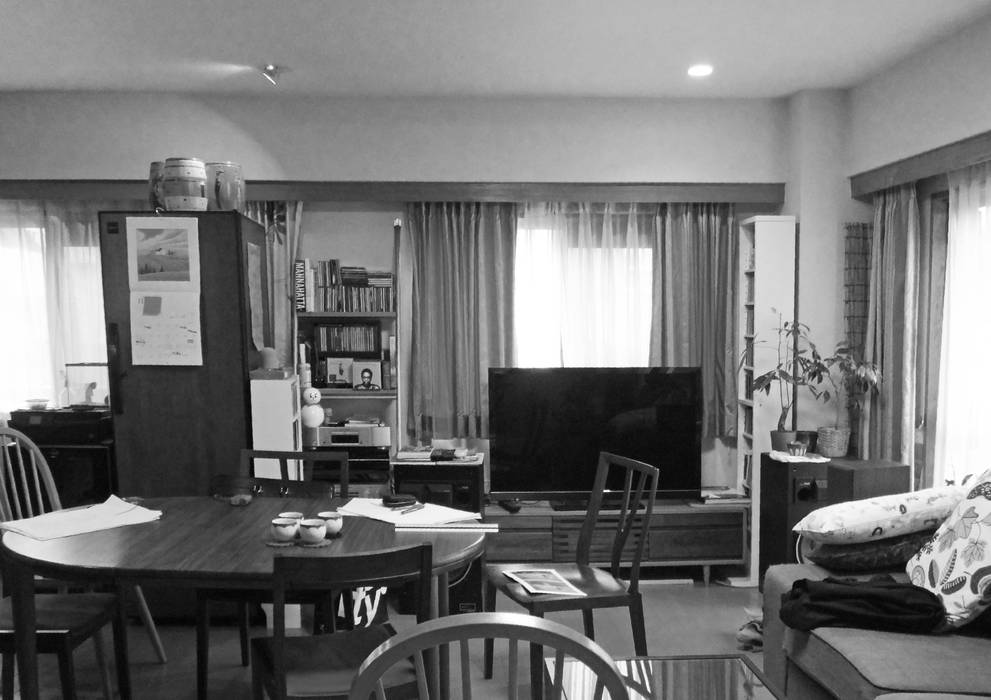 Dining & kitchen (before) 久保田章敬建築研究所