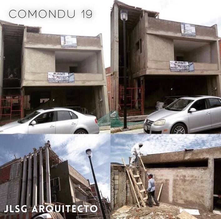 CASA HABITACION COMONDU 19 RESIDENCIAL LOMAS DE ANGELOPOLIS III PUEBLA, MEXICO, JLSG Arquitecto JLSG Arquitecto Casas minimalistas