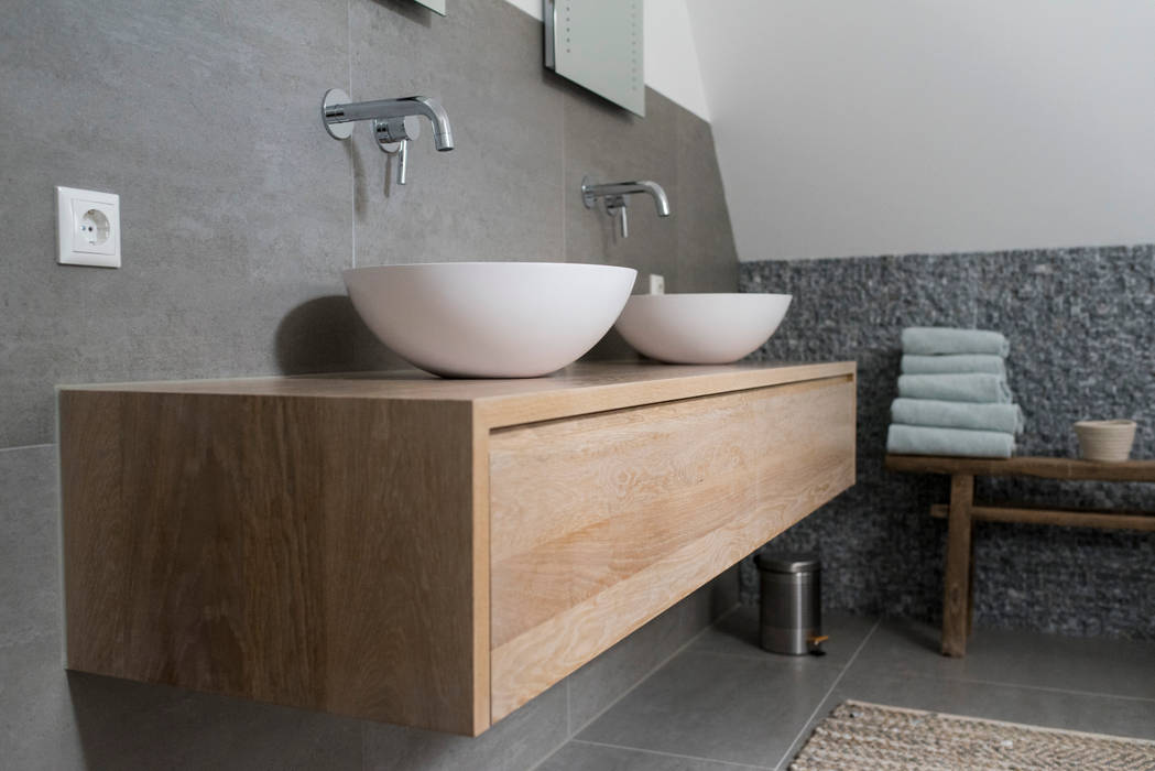 Woning Oud-Alblas, Bongers Architecten Bongers Architecten Bathroom