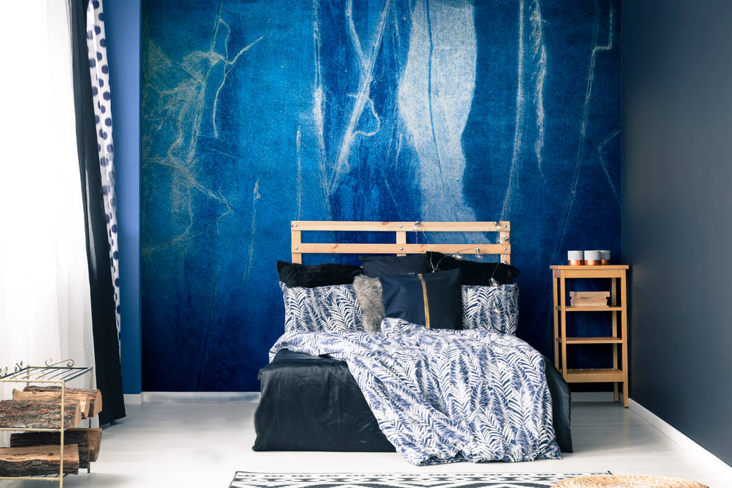 The Big Blue Pixers Спальня в стиле модерн colors,Pixers,wallmural