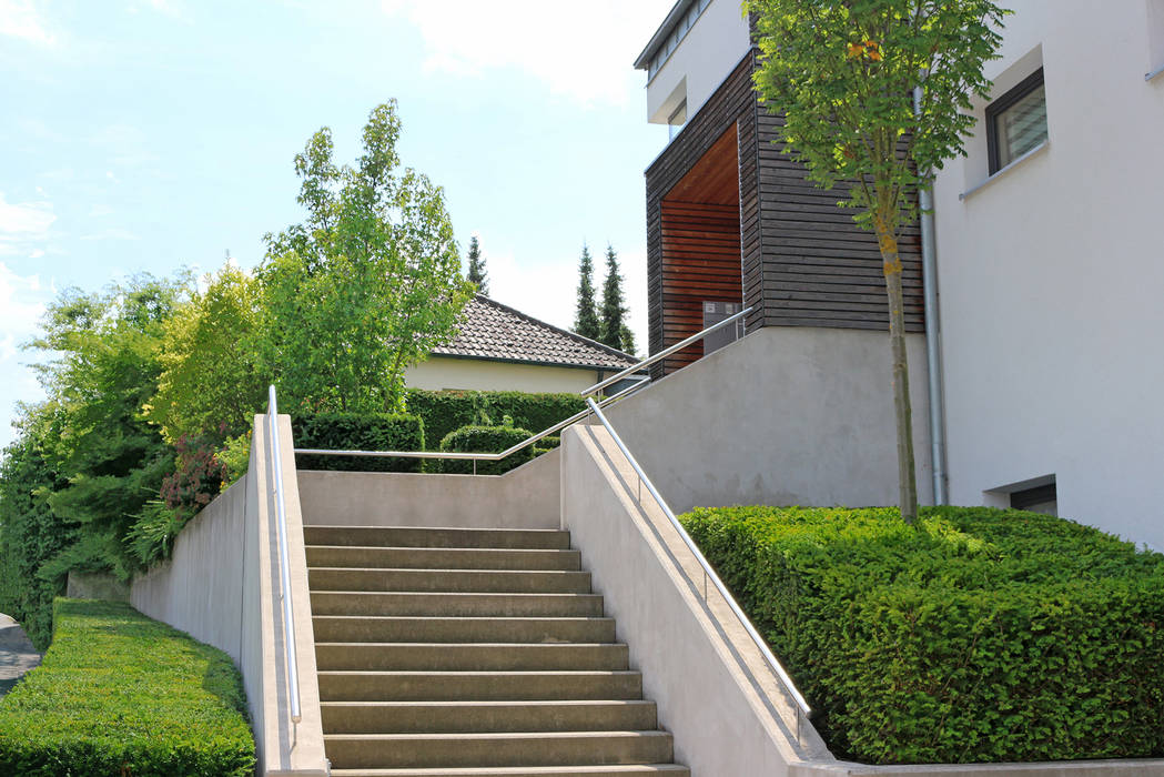 Moderner Familiengarten Klare Linien Und Dennoch Verspielt Moderner Garten Von Rauch Gaten Und Landschaftsbau Gbr Modern Beton Homify